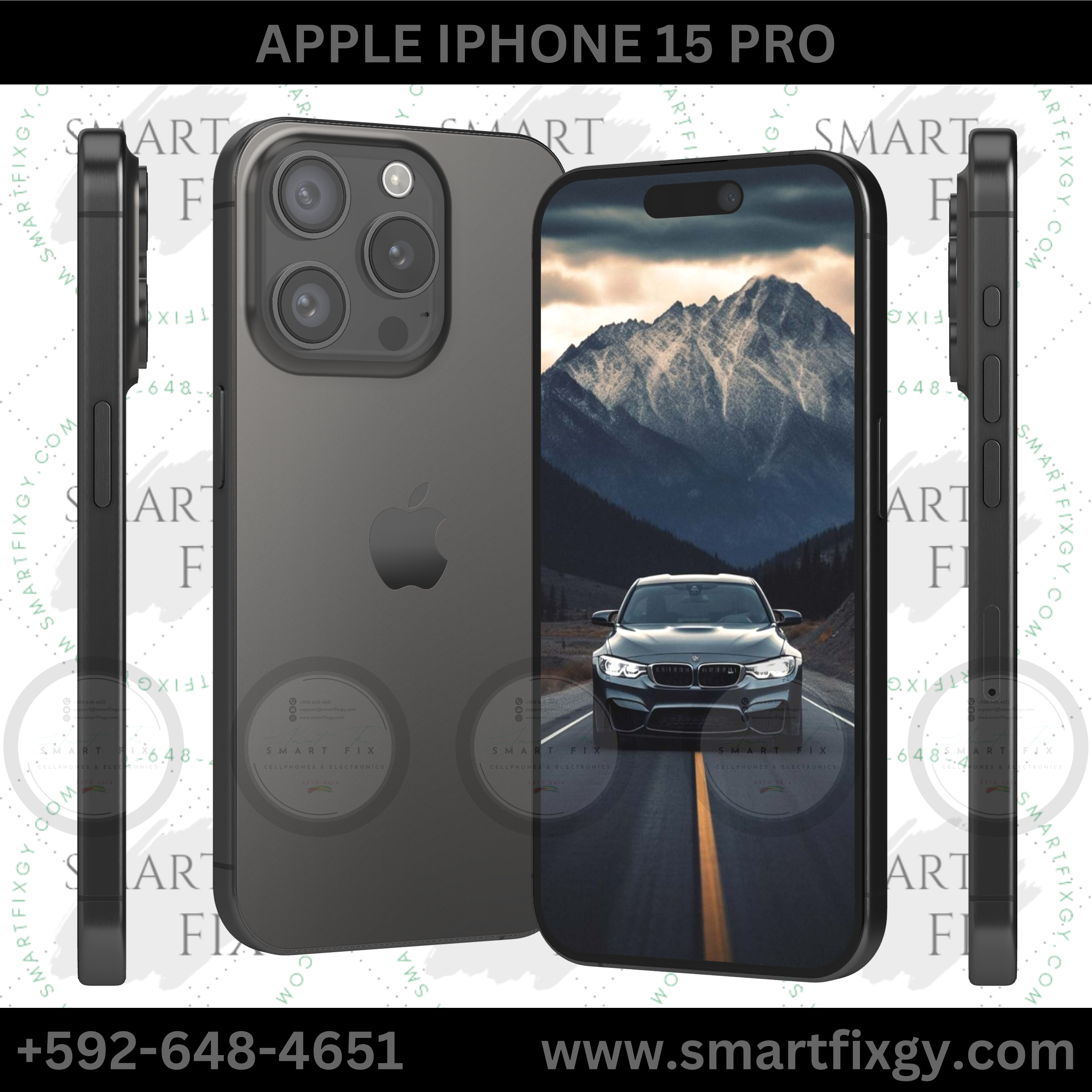 Apple iPhone 15 Pro (128GB) – SMART FIX Cellphones & Electronics