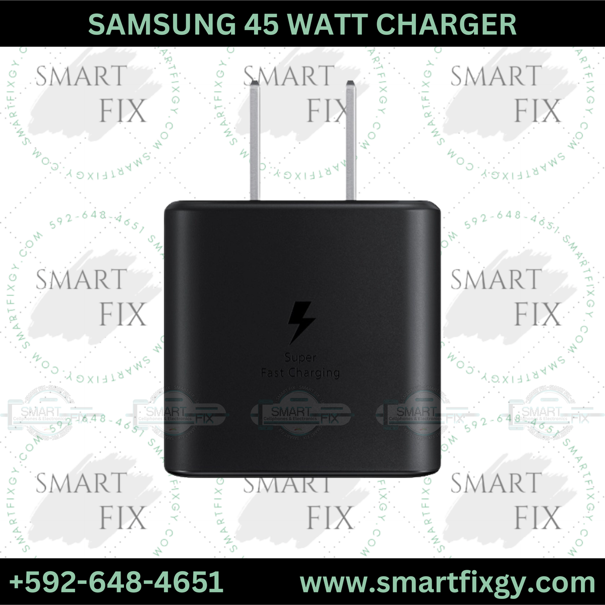 Carregador super rápido Samsung 45W