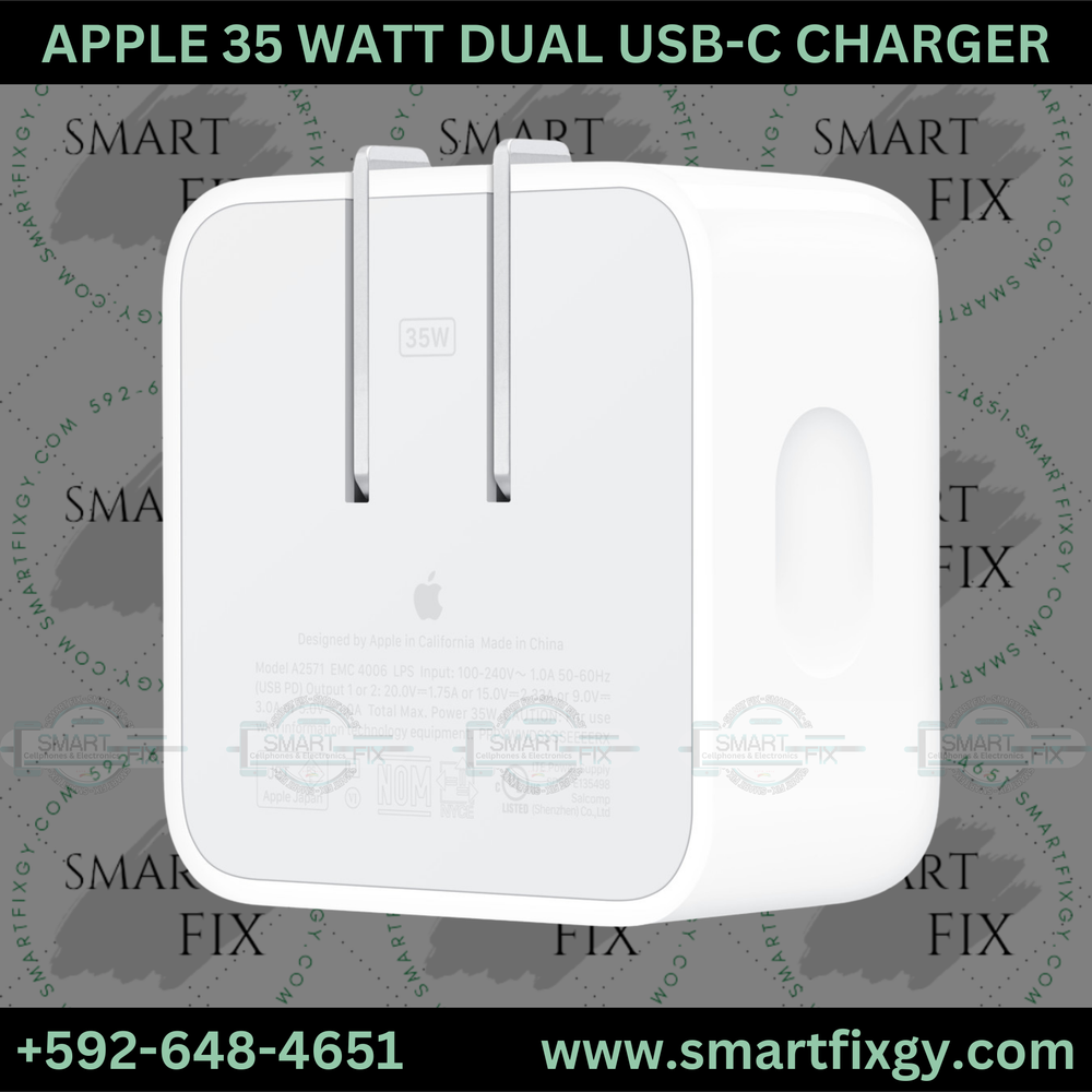Cargador compacto dual USB-C de 35 W de Apple