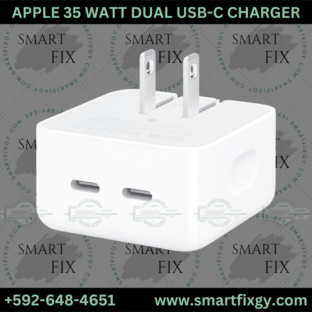 Cargador compacto dual USB-C de 35 W de Apple