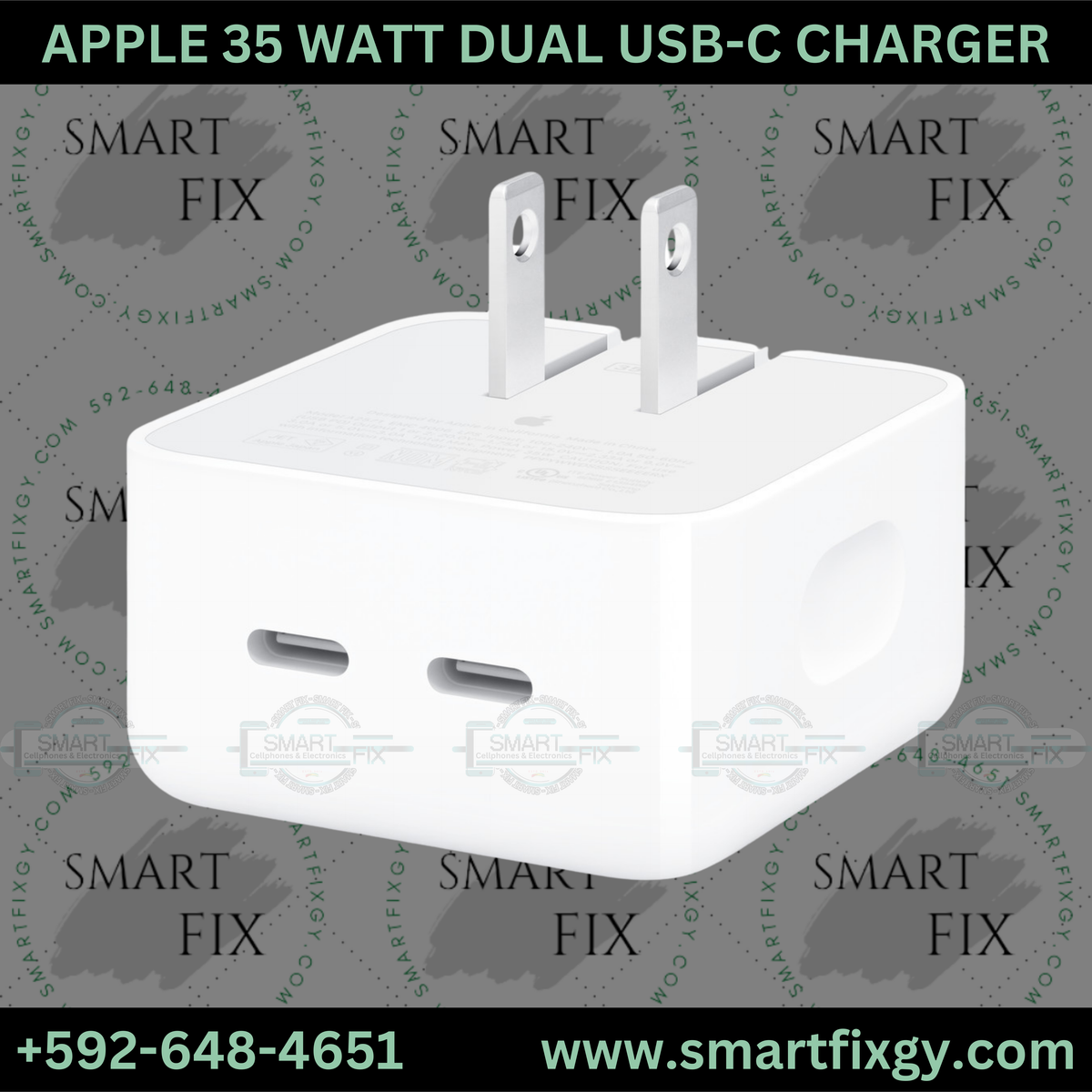 Cargador compacto dual USB-C de 35 W de Apple