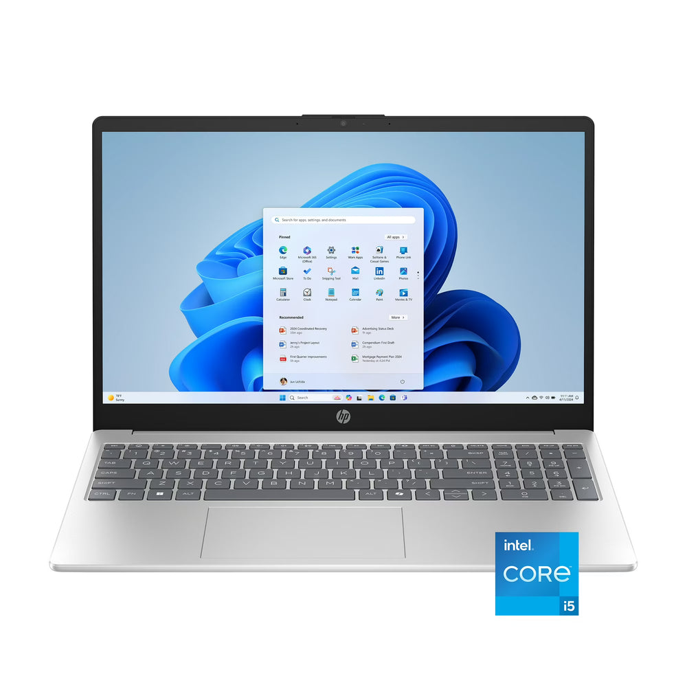 HP 15.6" Laptop, 13th Gen i5 Processor (8GB RAM - 512GB SSD)