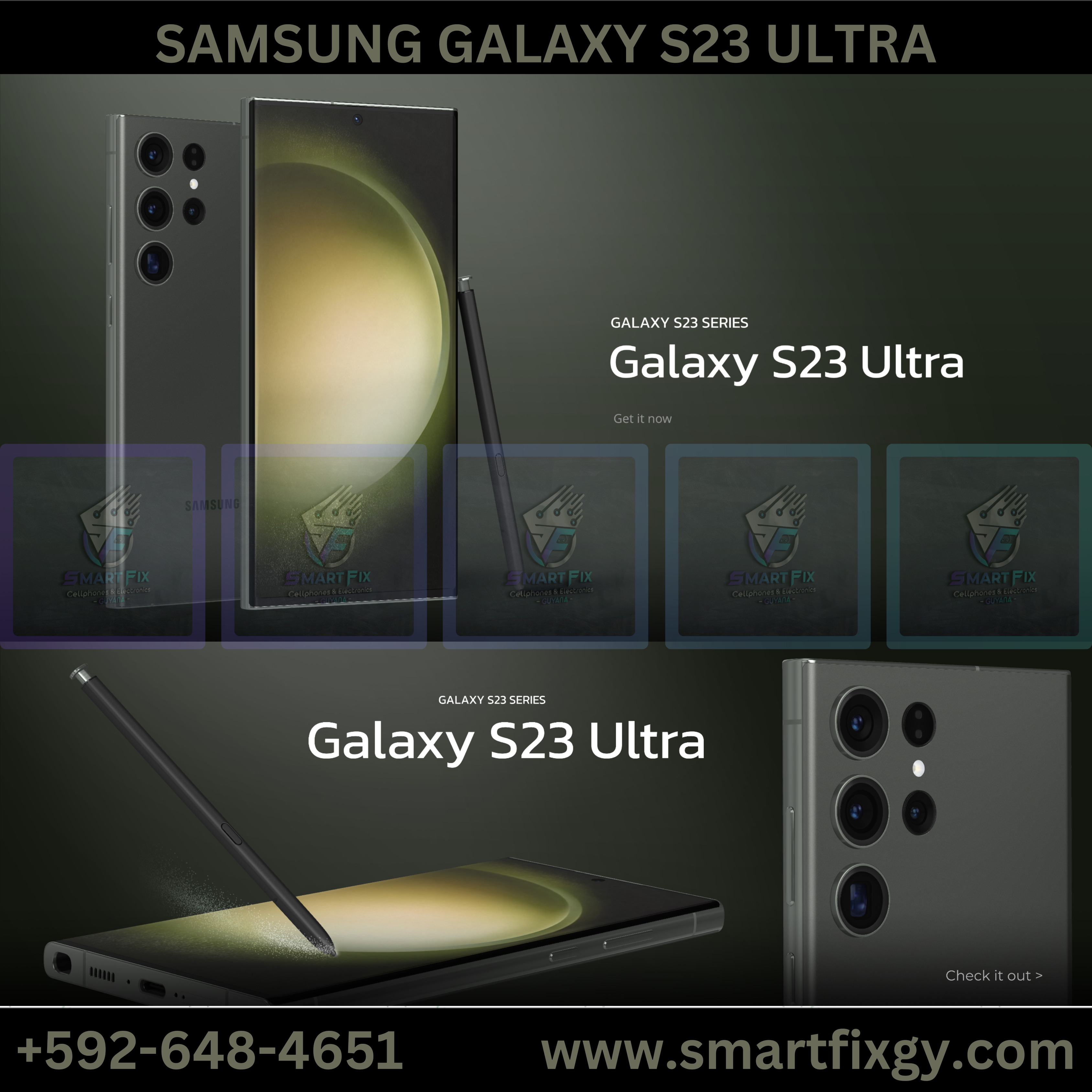 Samsung Galaxy S23 Ultra (512GB) – SMART FIX Cellphones & Electronics