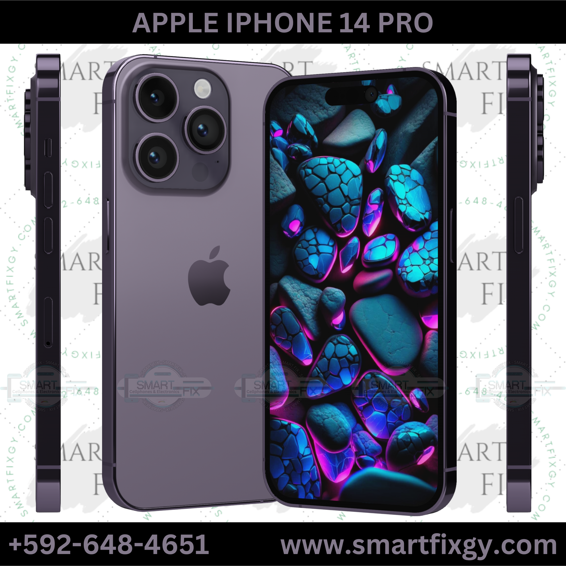 Apple iPhone 14 Pro (128GB) – SMART FIX Cellphones & Electronics Apple iPhone 14 Pro (128GB) – SMART FIX Cellphones & Electronics