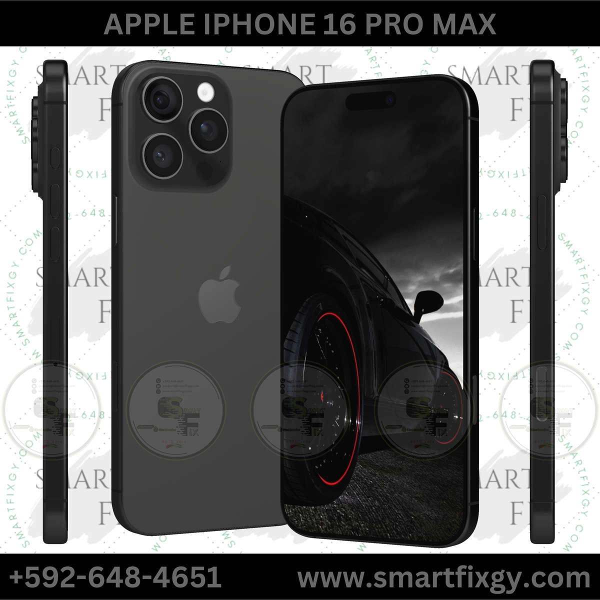 Apple iPhone 16 Pro Max (256GB) – SMART FIX Cellphones & Electronics