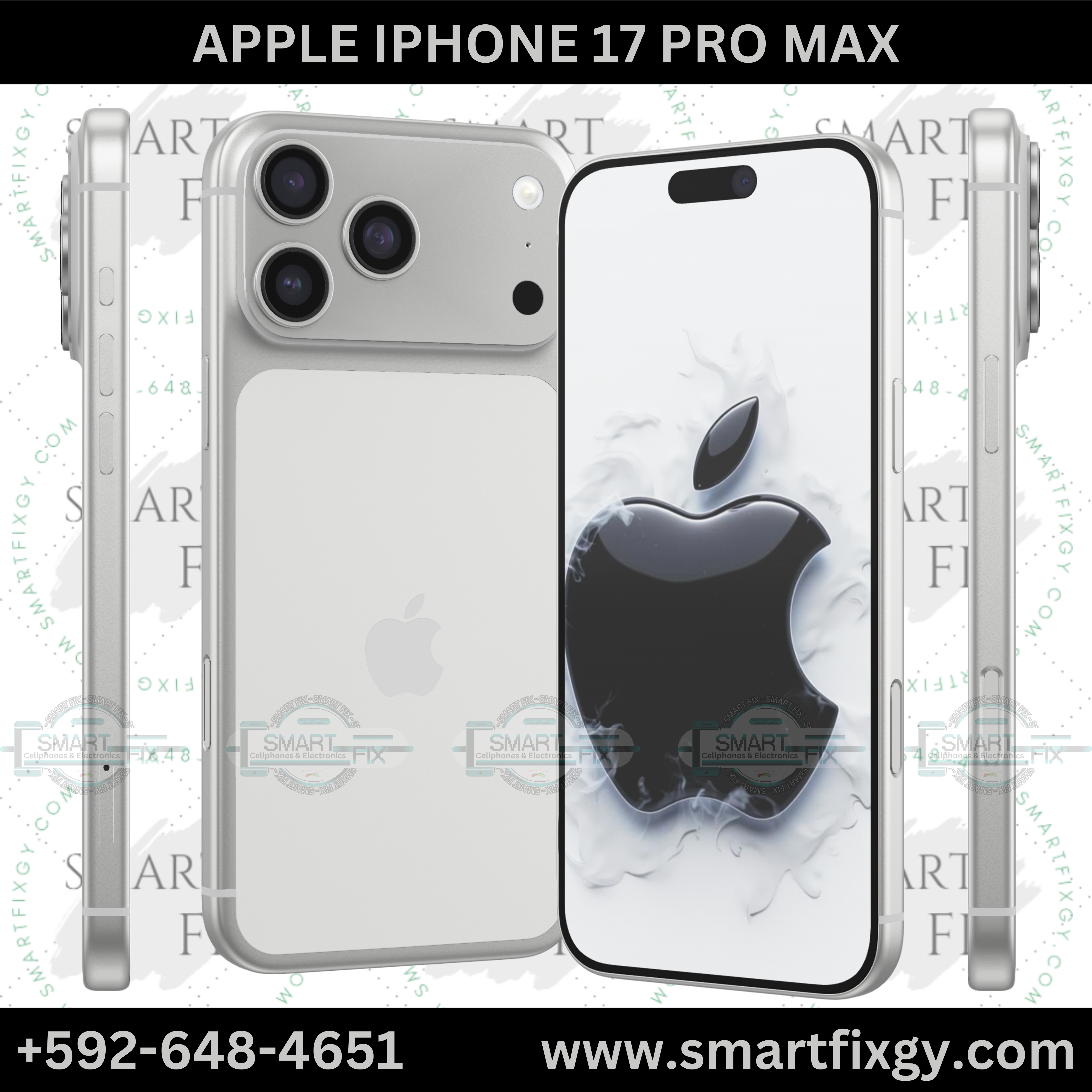 Apple iPhone 17 Pro Max (256GB) – SMART FIX Cellphones & Electronics Apple iPhone 17 Pro Max (256GB) – SMART FIX Cellphones & Electronics