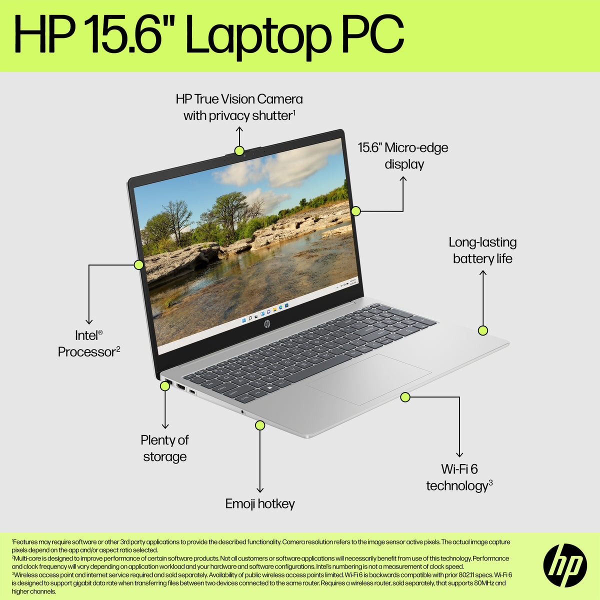 HP 15.6" Touchscreen Laptop, 13th Gen i5 Processor (8GB RAM - 512GB SSD)