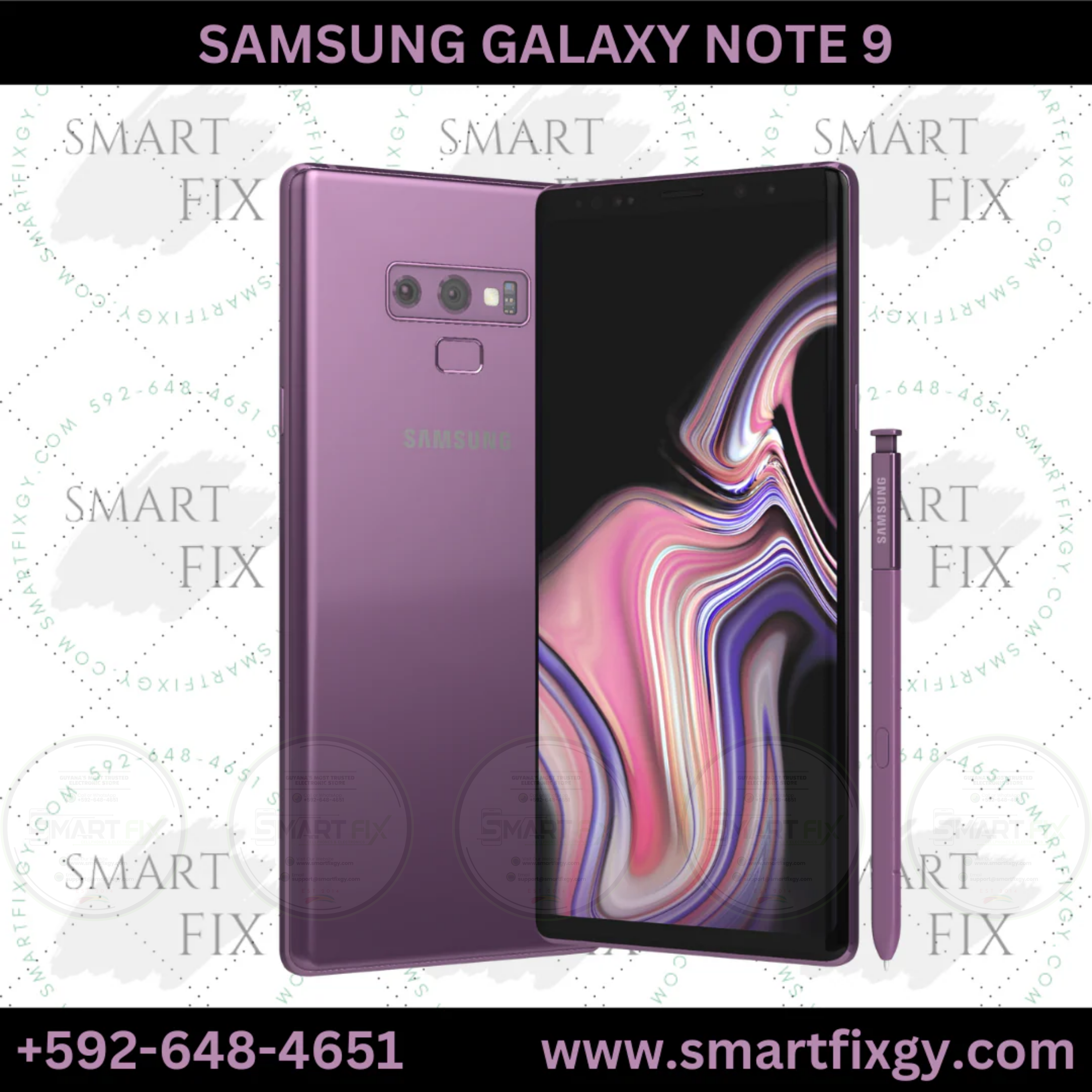 Samsung Galaxy Note 9 (DISCONTINUED) – SMART FIX Cellphones Samsung Galaxy Note 9 (DISCONTINUED) – SMART FIX Cellphones