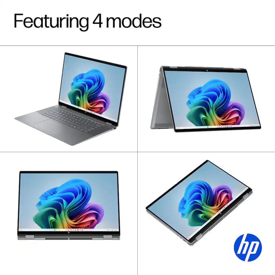 HP OmniBook X Flip 2-in-1 - 16" 2K Touch-Screen Laptop - AMD Ryzen AI 5 340 Processor - (16GB RAM - 512GB SSD)