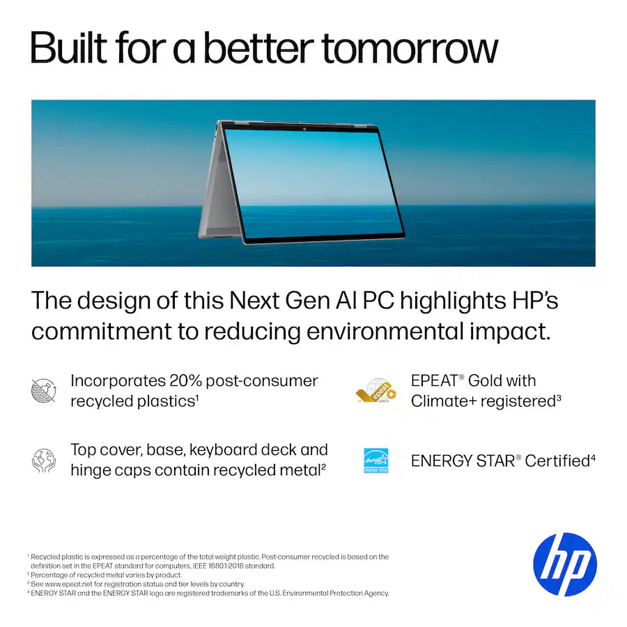 HP OmniBook X Flip 2-in-1 - 16" 2K Touch-Screen Laptop - AMD Ryzen AI 5 340 Processor - (16GB RAM - 512GB SSD)