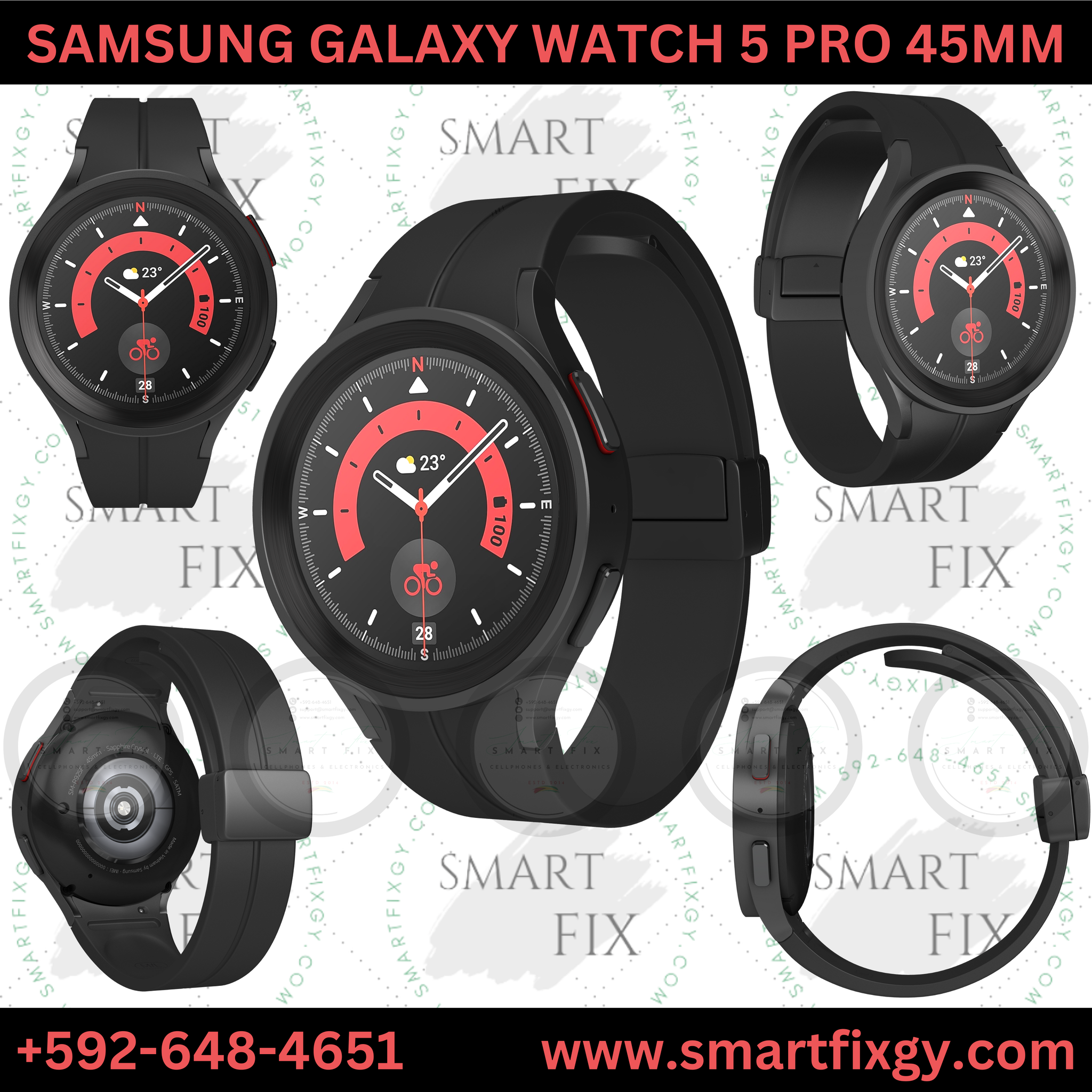 Samsung Galaxy Watch 5 Pro SMART FIX Cellphones Electronics GUYANA
