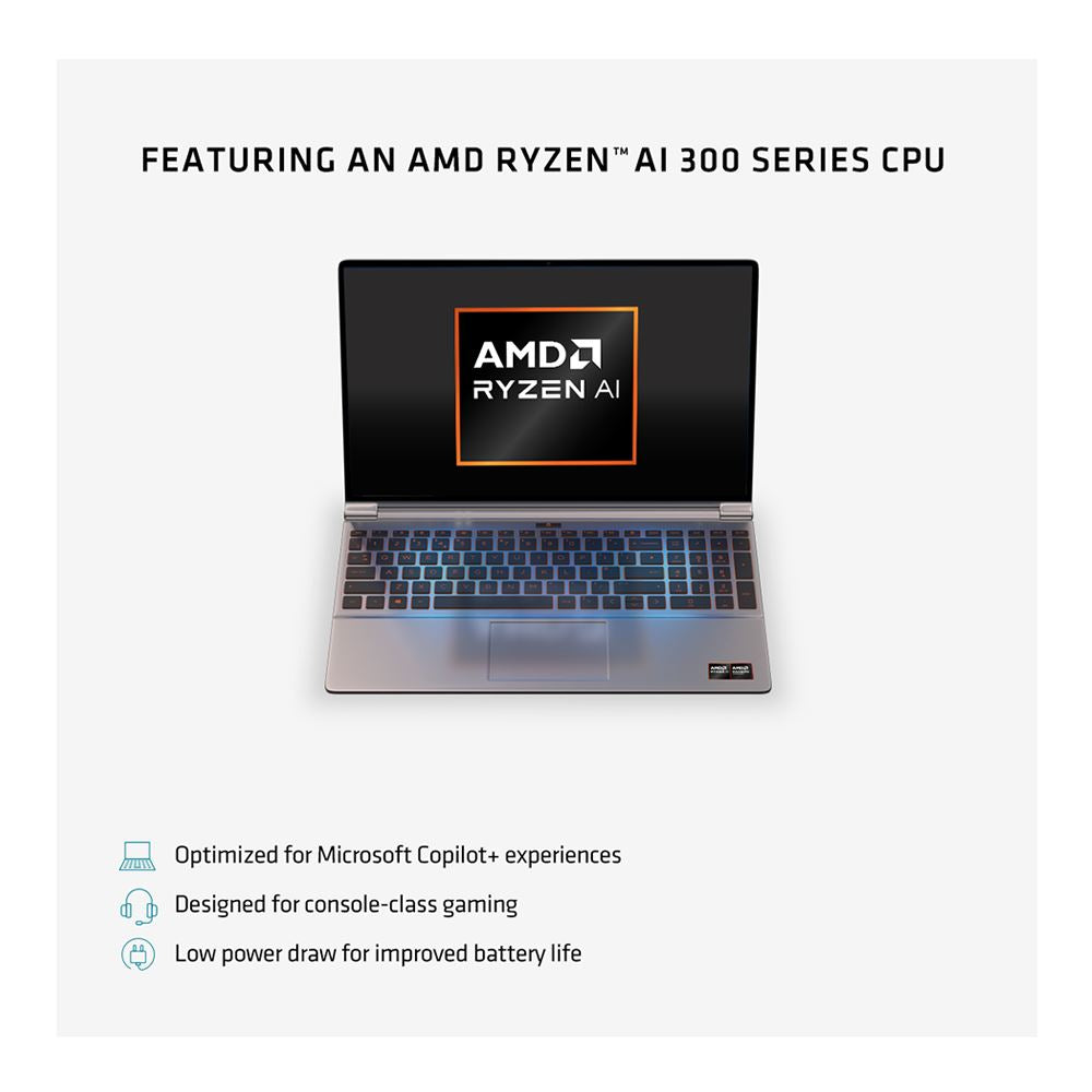 HP OmniBook X Flip 2-in-1 - 16" 2K Touch-Screen Laptop - AMD Ryzen AI 5 340 Processor - (16GB RAM - 512GB SSD)