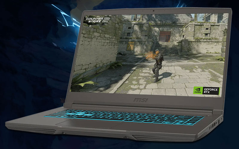 MSI Thin 15.6" Gaming Laptop - 13th Gen i5-13420H Processor - RTX 3050 - (16GB RAM - 512GB SSD)