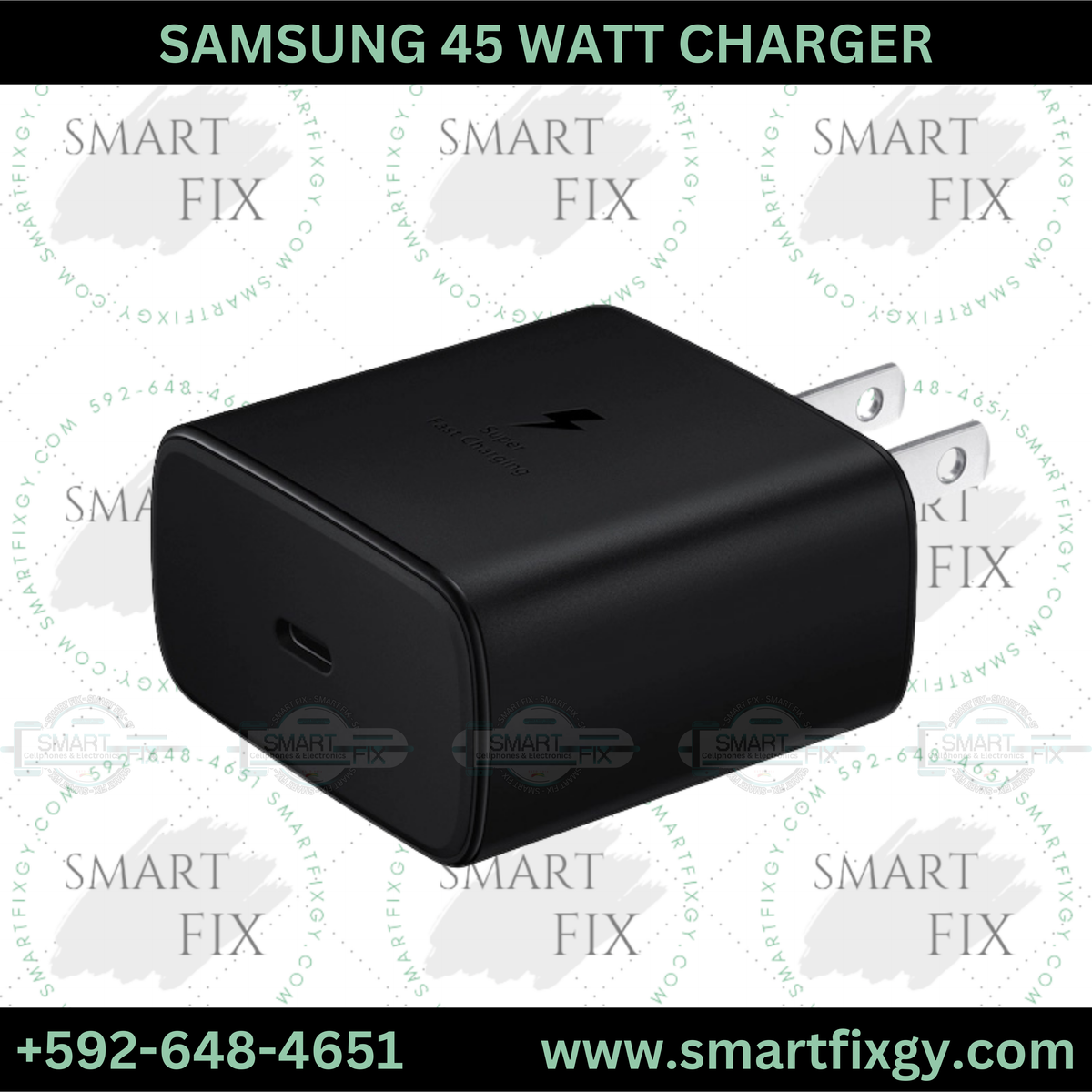 Carregador super rápido Samsung 45W