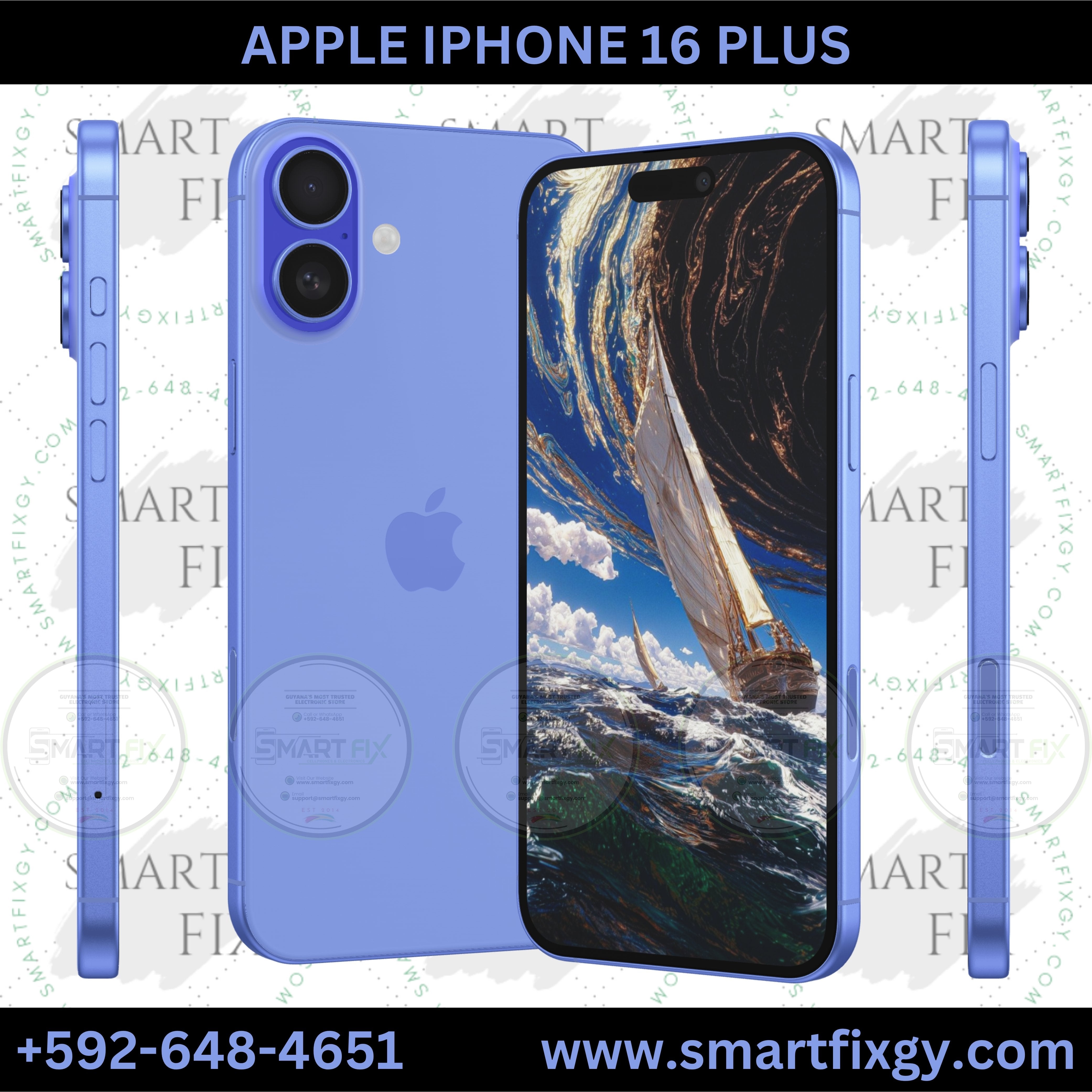 Apple iPhone 16 Plus – SMART FIX Cellphones & Electronics